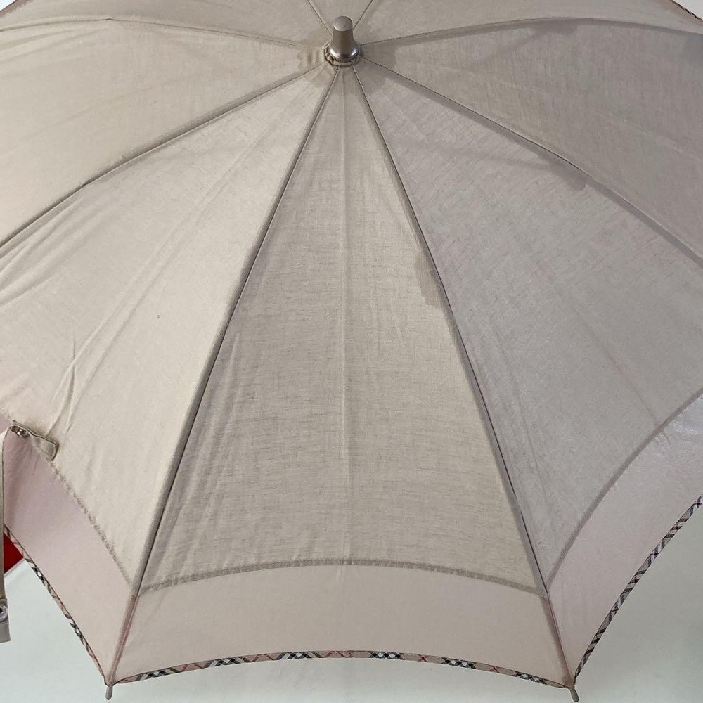 Burberry Parasol Beige UV Protective Umbrella Fully Functional Authentic
