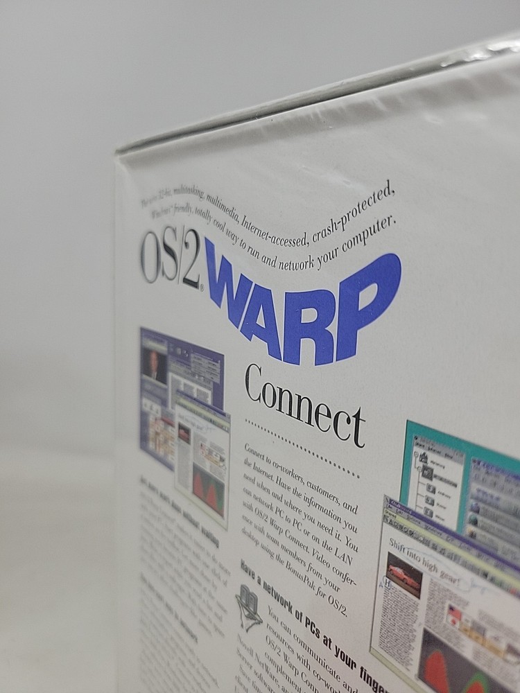 *NEW SEALED* IBM OS/2 Warp Connect Version 3 CD-Rom Vintage Computer Software