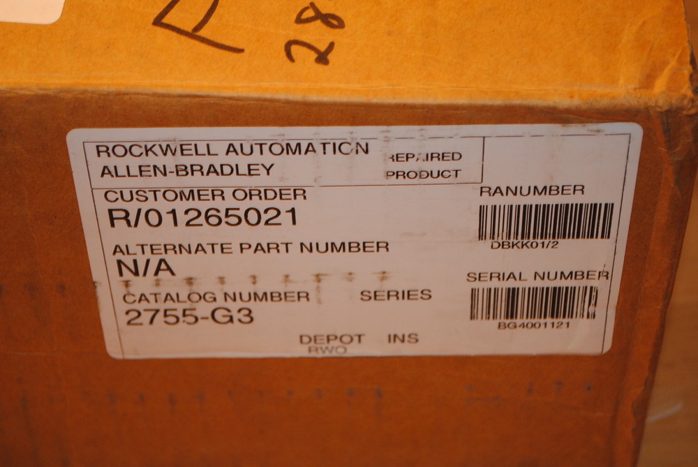 Allen Bradley 2755-G3 Laser Barcode Scanner