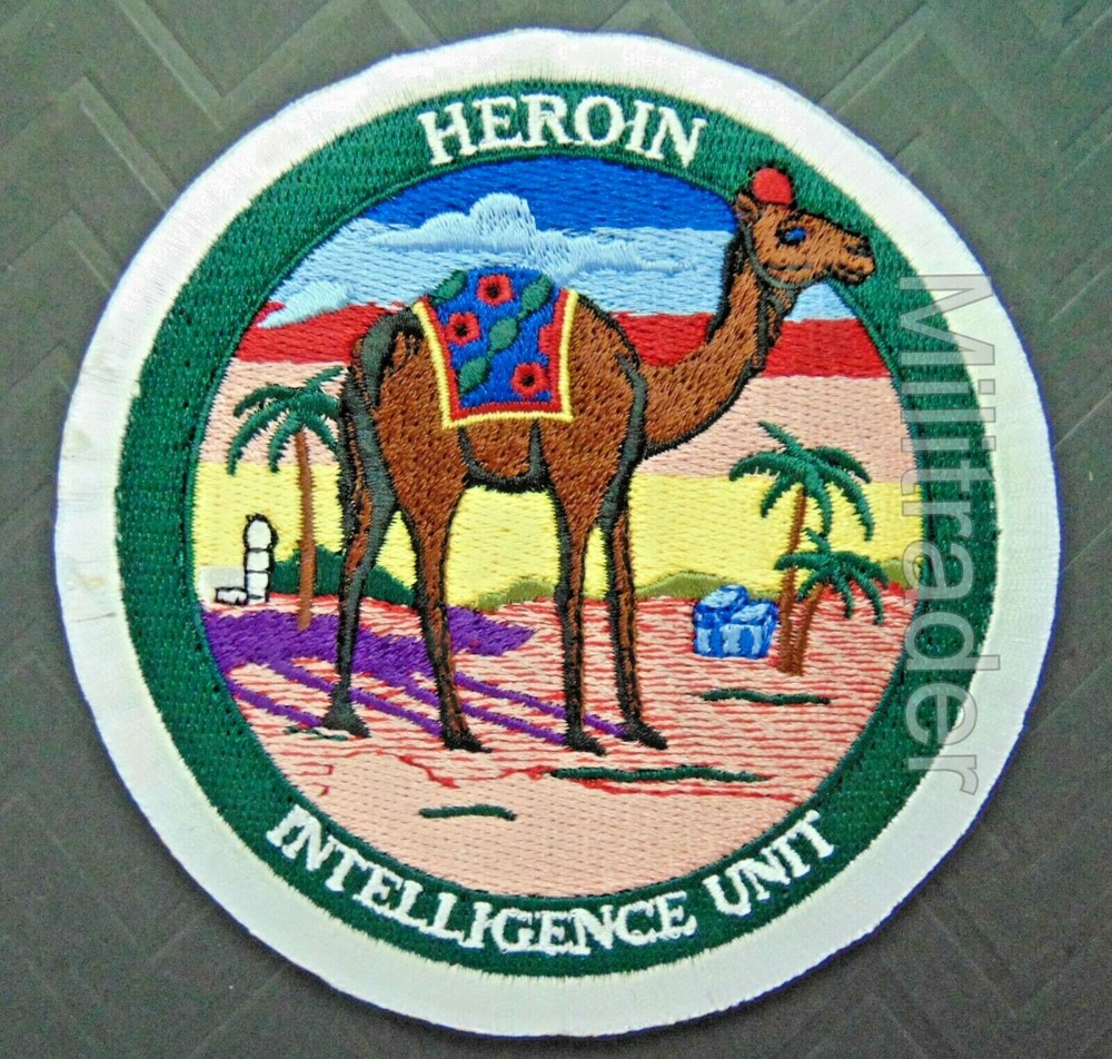 Drug Enforcement Administration DEA Heroin Intelligence Unit Patch