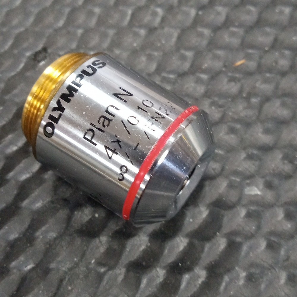 Olympus Plan N 4x / 0.10 FN22 Microscope Objective (J)