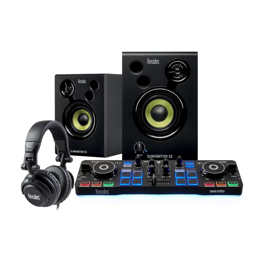 Hercules DJ Starter Kit | Starlight USB DJ Controller with Serato DJ Lite
