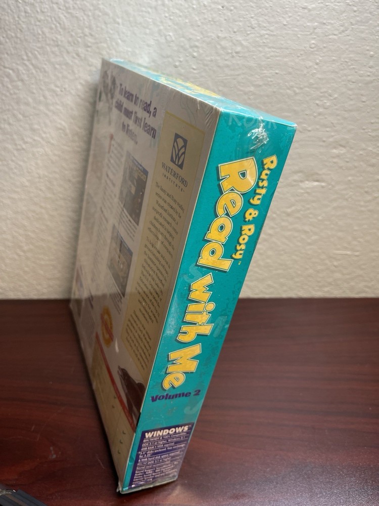 Rusty & Rosy: Read With Me, Volume 2 educational software Big Box Sealed 3.5”