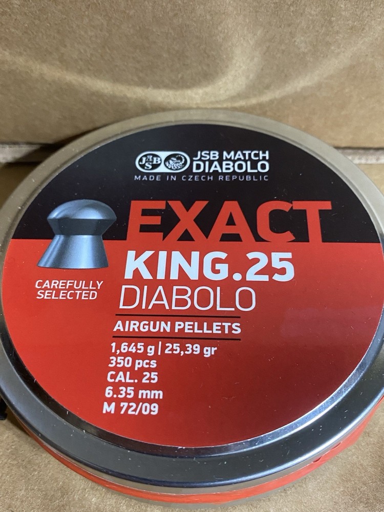 JSB Pellets 25 Caliber