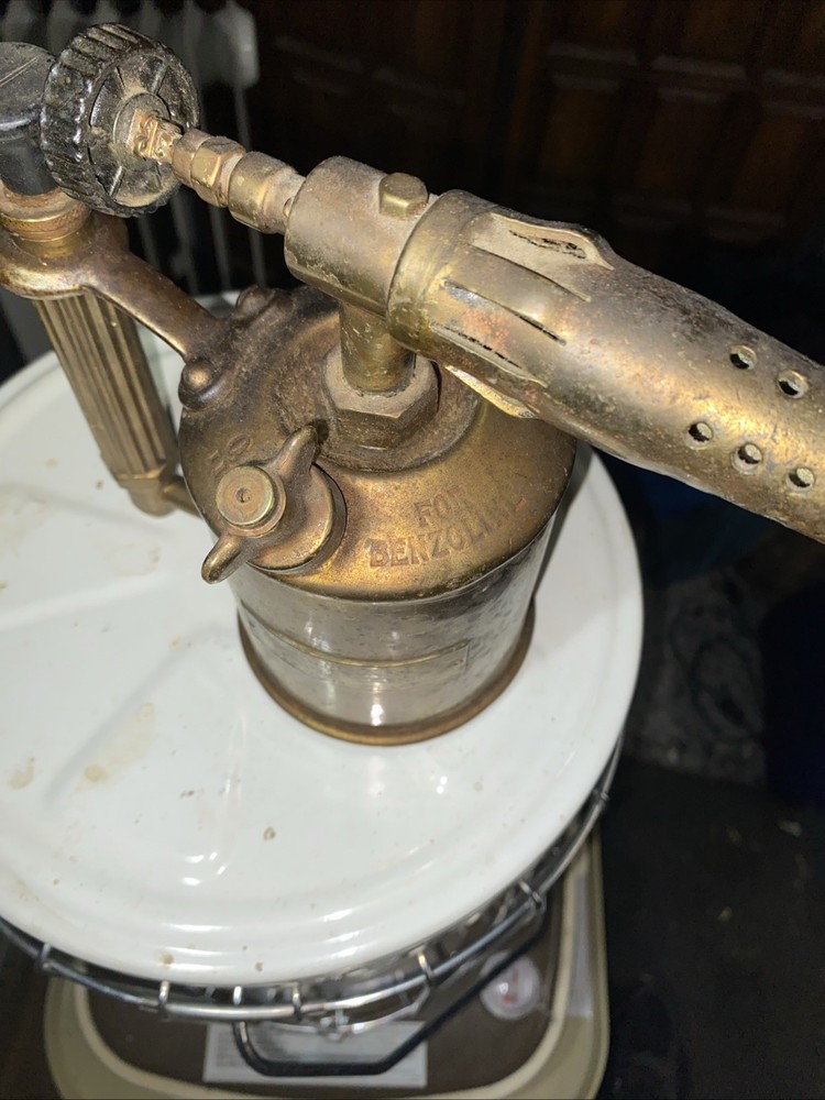 vintage Max Sievert brass blow torch