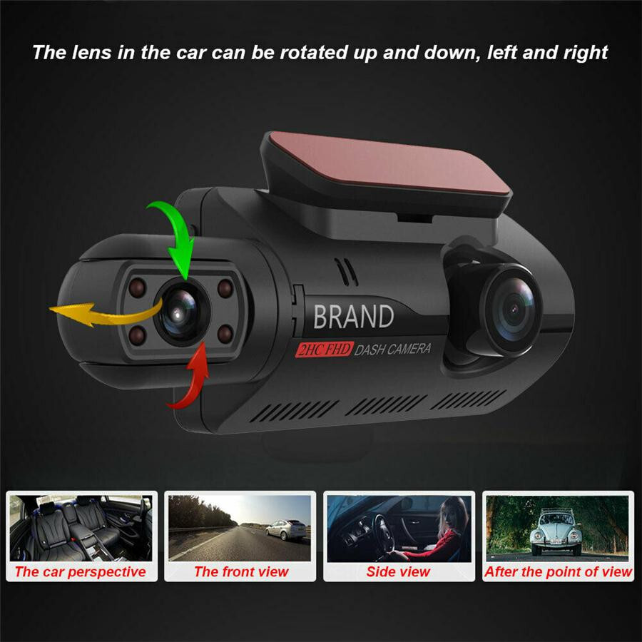 3in Car DVR Video Camera Dash Cam Loop Recording Touch Screen Motion Detection