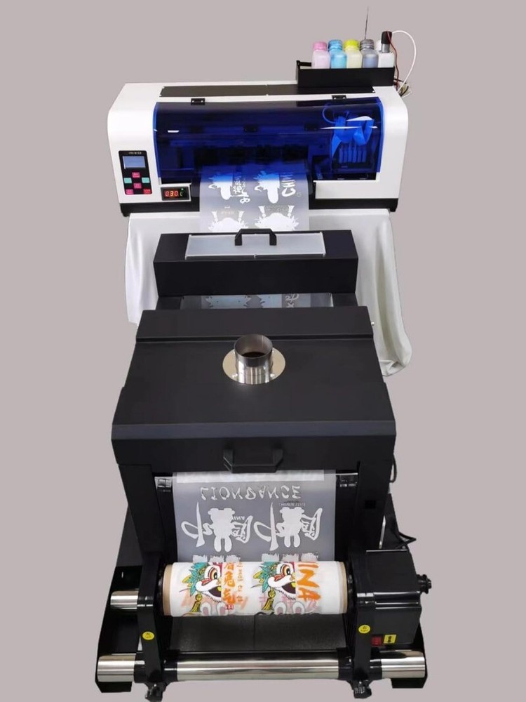 A3 Plus XP600 DTF Printer Includes Ink, Film, Powder, Software, Shaking Dryer