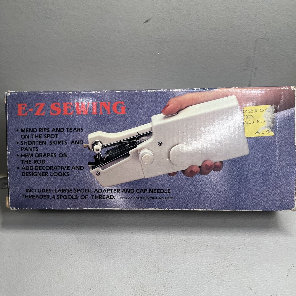 E Z SEWING Portable Hand Held Super Machine -  Vintage