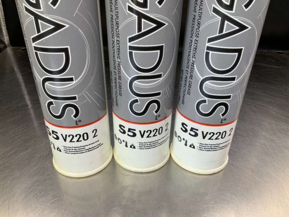 (3) Shell Gadus S5 V220 Advanced Performance Grease