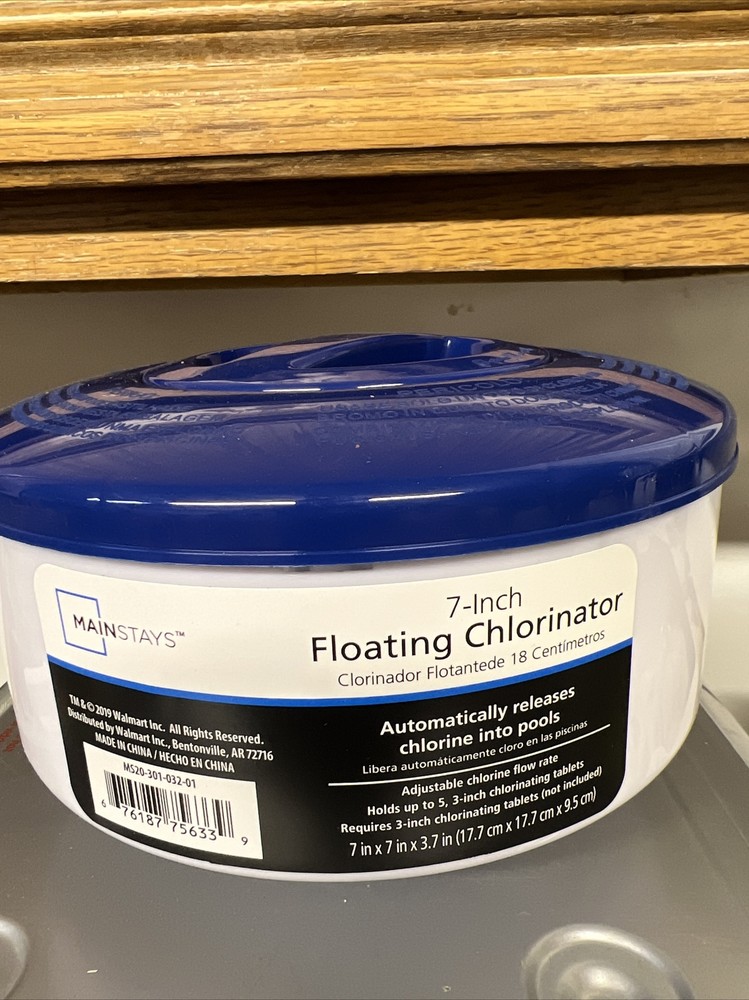Floating Chlorine Pool Tablet Dispenser Collapsible