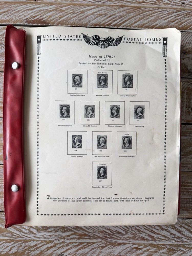 🕵🏼Unsearched Minkus Stamp Album📬 Vintage Worldwide Collection +loose Stamps