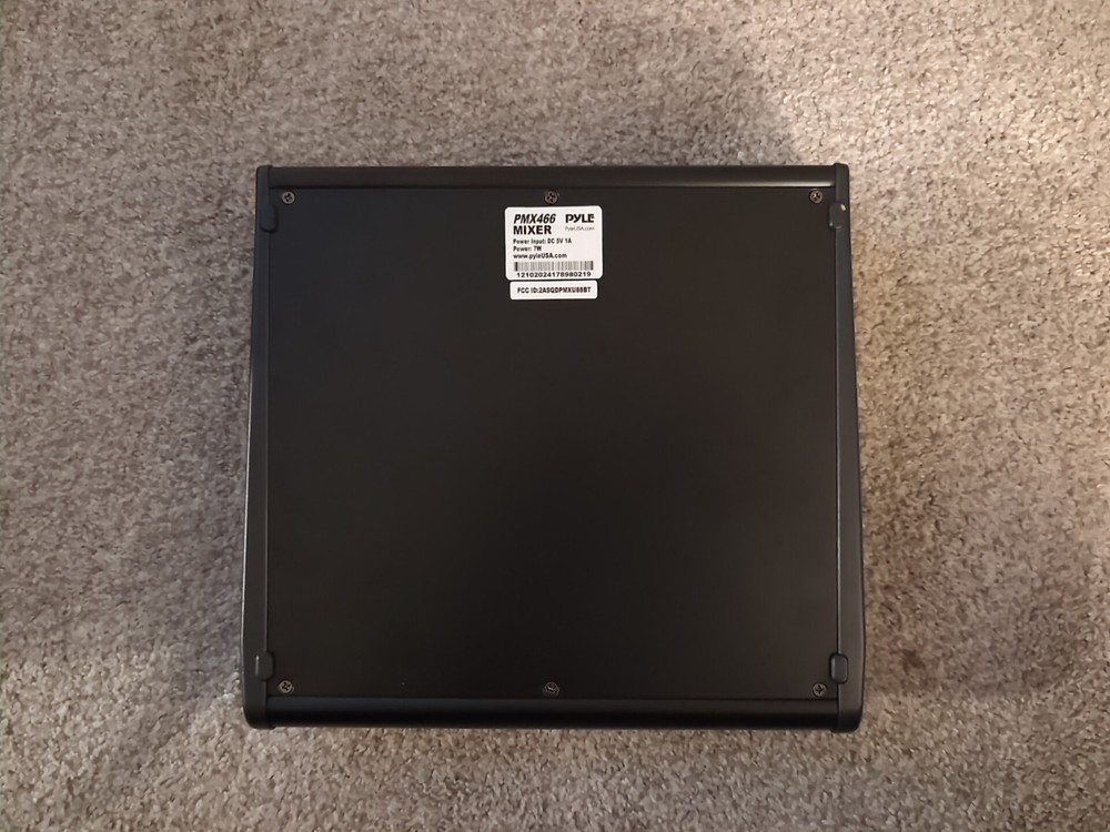 Pyle PMX466 Professional Bluetooth DJ Audio Mixer - 6 - Channel DJ Controller