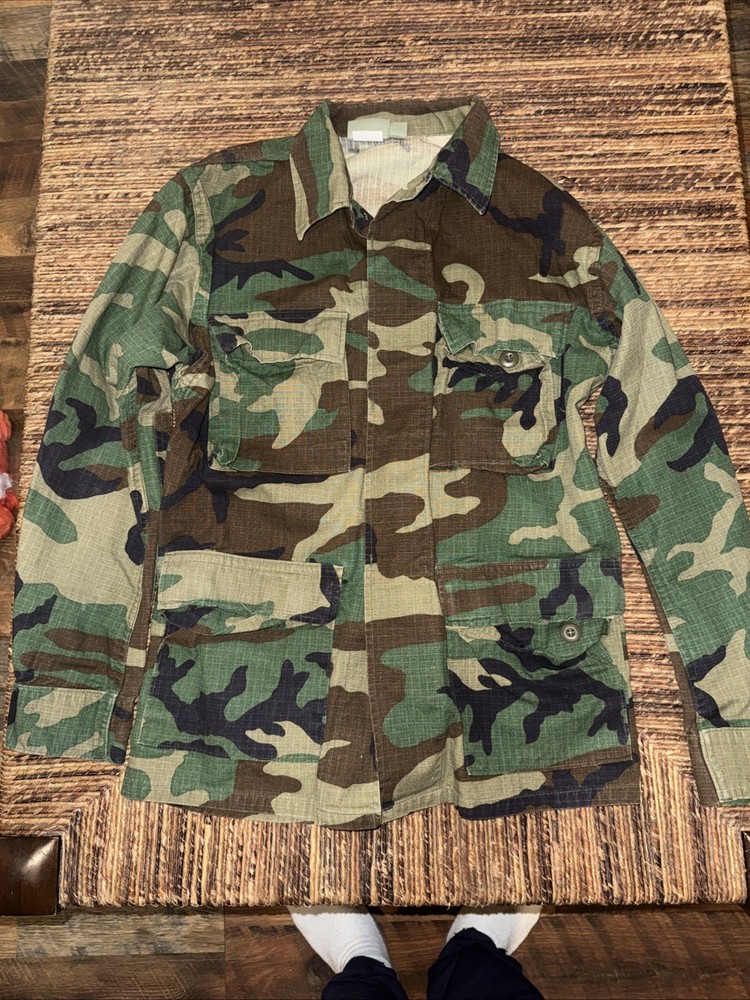 PROPPER Us Army Camouflage Jacket Regular small Ripstop Material Button Up