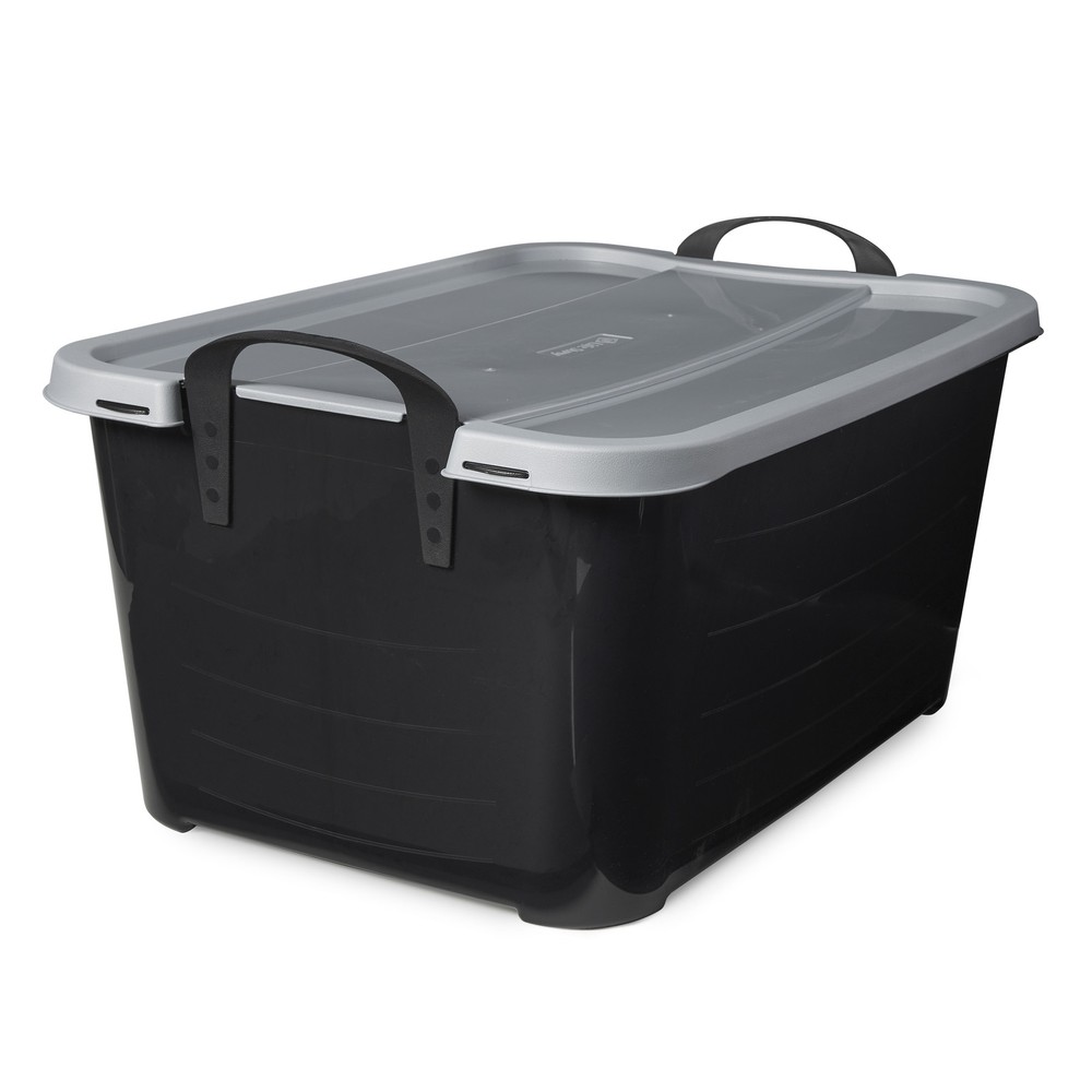 Life Story 55 Quart Stackable Home Organization Lidded Storage Container, 6 Pack