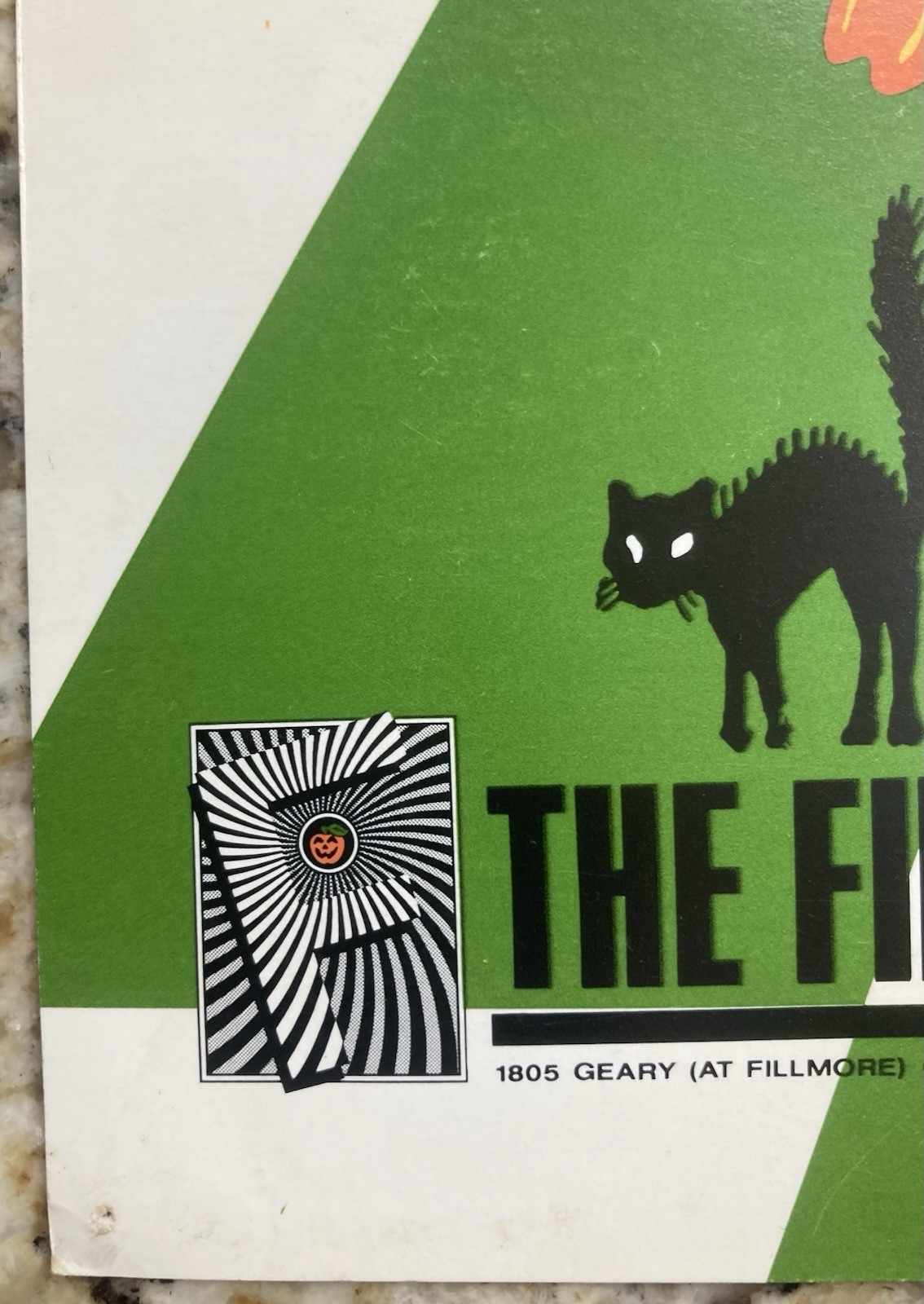 Original CRAMPS Fillmore Poster HALLOWEEN 1988 Bill Graham F-61