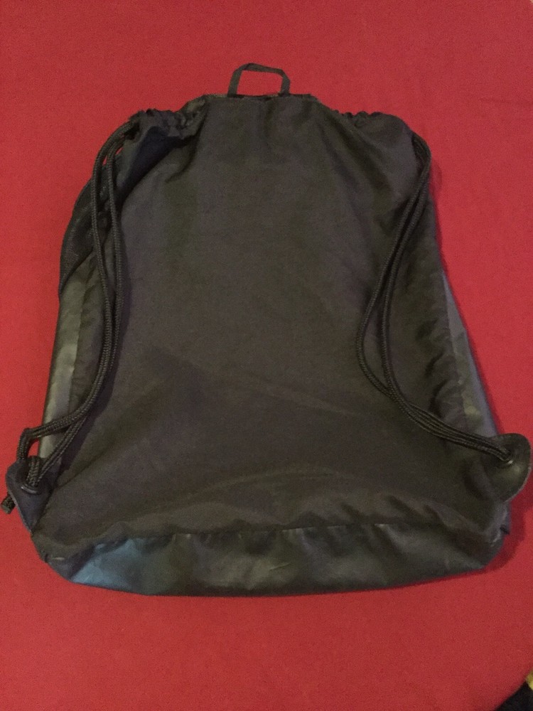 Adidas backpack cinch sack drawstring book bag large black