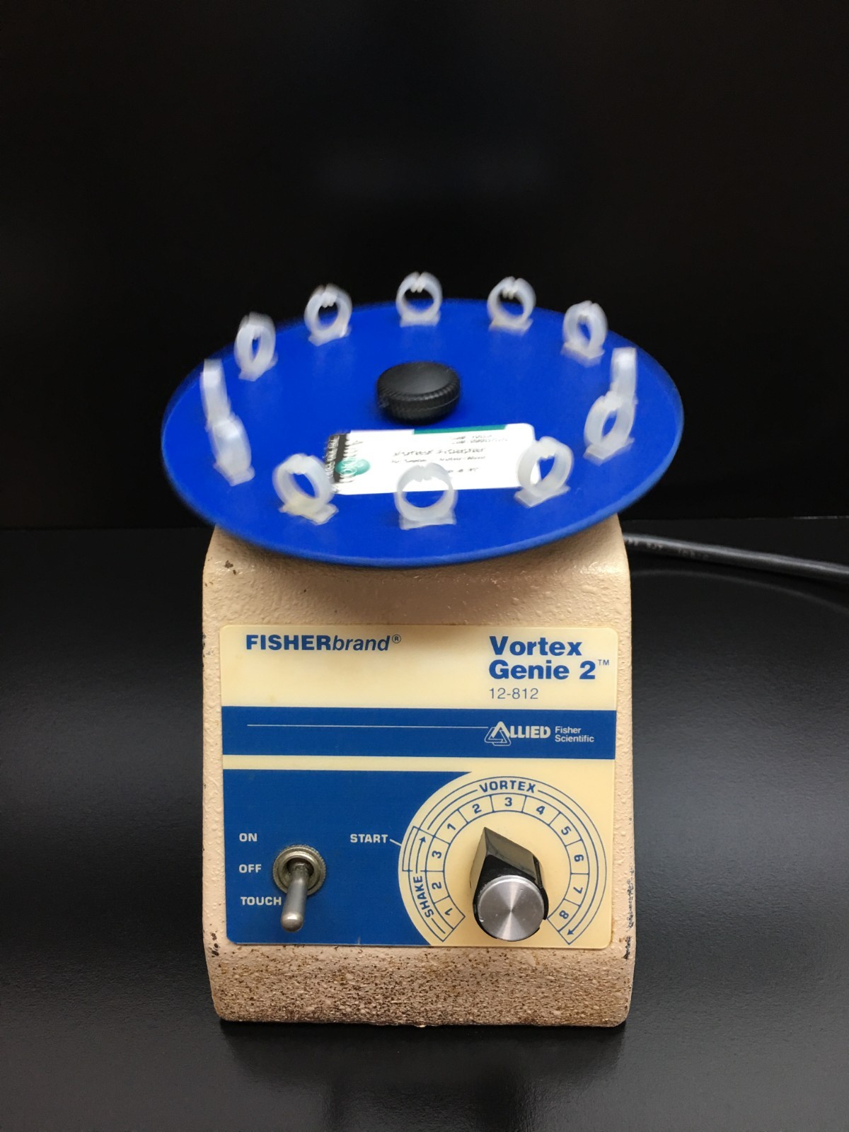 Fisher Scientific Model G-560 Vortex Genie 2 Mixer Cat No 12-812 with WARRANTY