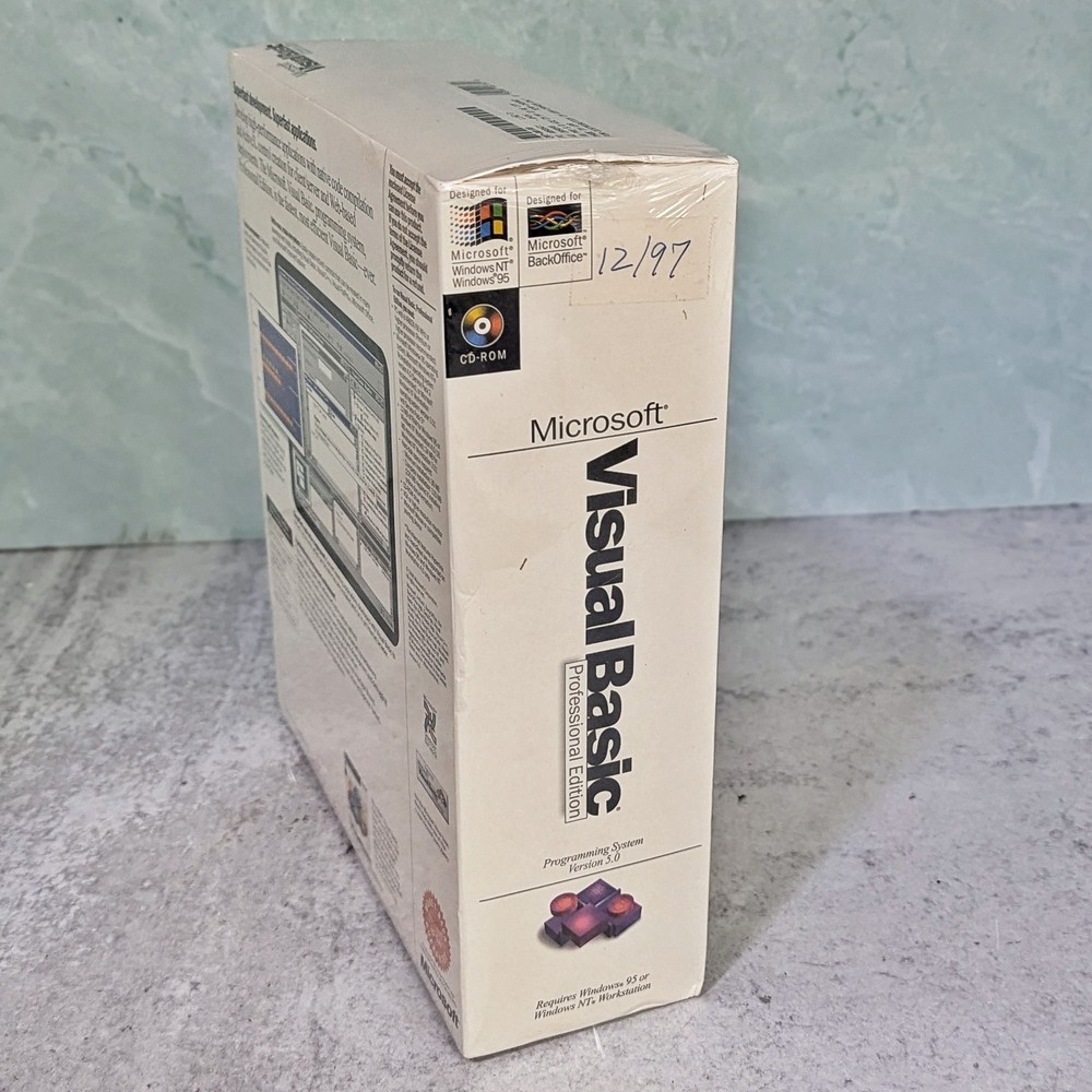 Microsoft Visual Basic Professional Edition Version 5.0 Academic BRAND NEW SEALE