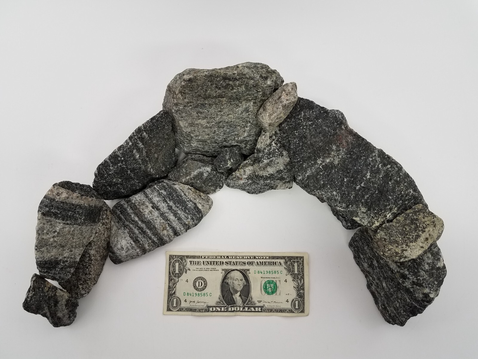 Rocks for Aquarium Stone Decorations 10lb Striped Granite Fish Tank Ornaments