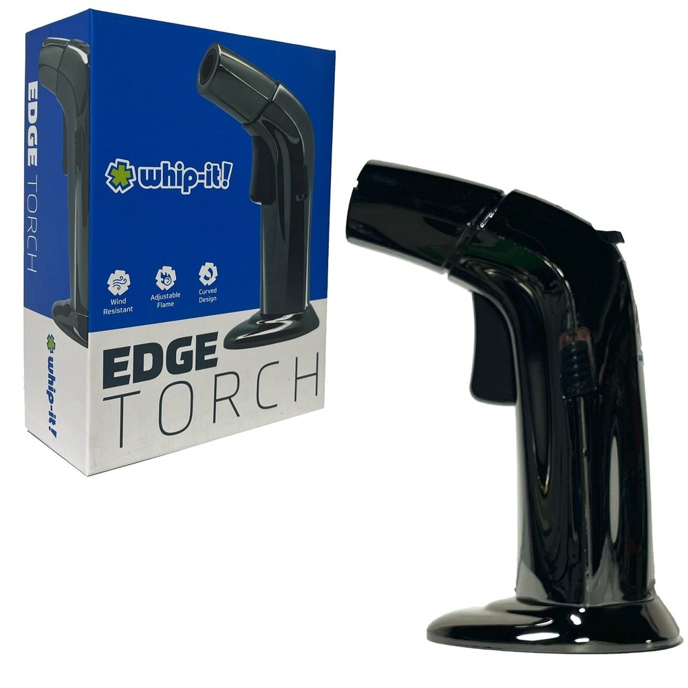 Whip-It! Edge Kitchen Torch - Black Chrome