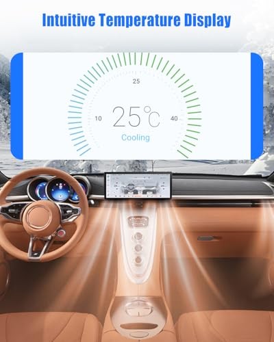 Digital Thermal Fan Controller Switch Kit, 12V-24V Adjustable Temperature