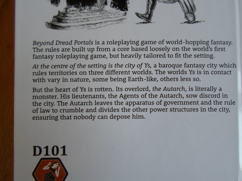 Beyond Dread Portals RPG (NEW/MINT)