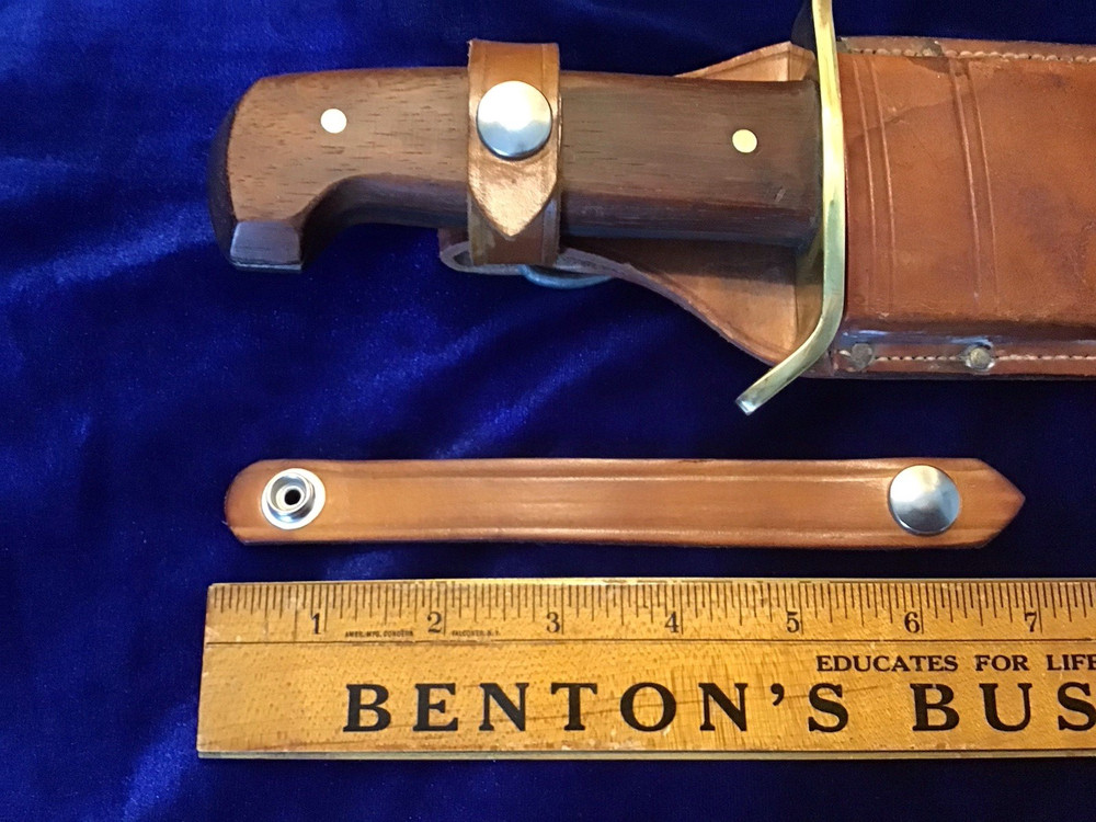 WESTERN CUTLERY W49 FIXED BLADE "REPLACEMENT" LEATHER KEEPER STRAP!