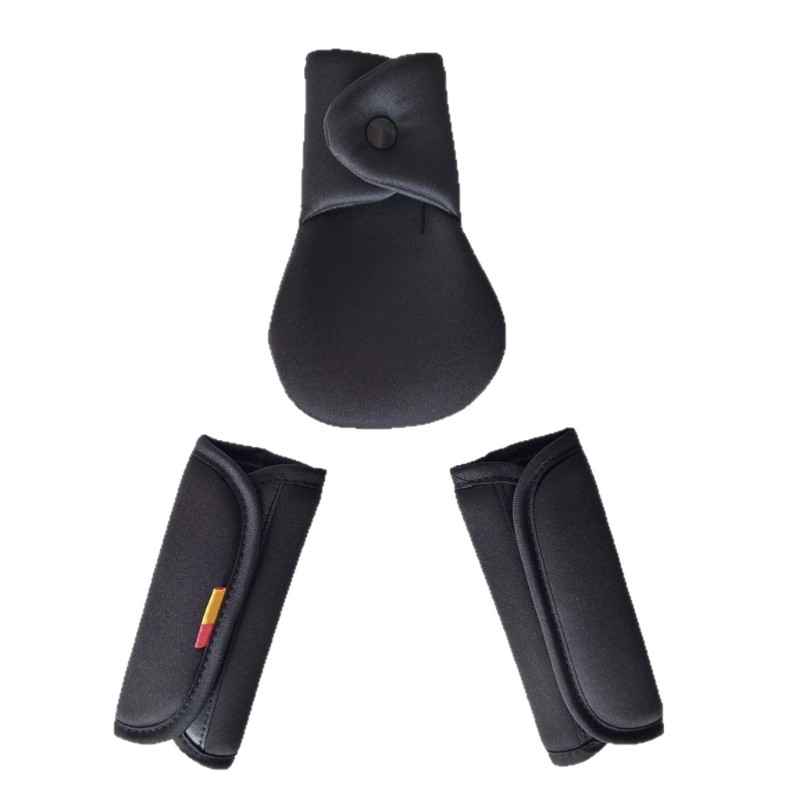 Infant Car Seat Protector Soft Shoulder Strap Pad Crotch Cushion for Strollers