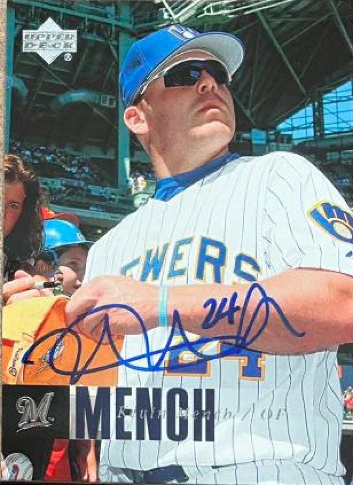 Kevin Mench Autographed 2006 Upper Deck #1105