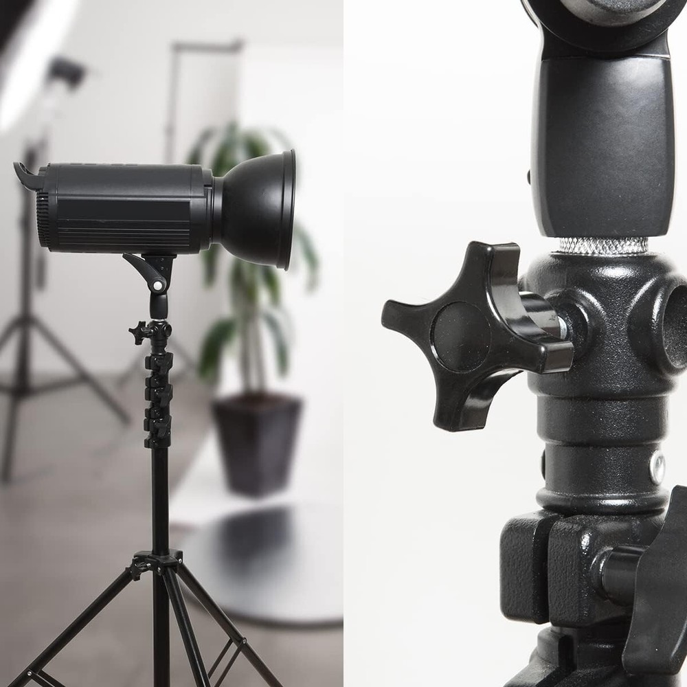 POWERTEC 4-Point Stud Knobs, 1/4"-20 Threaded Thumb Screw Star Knob, 10 PK