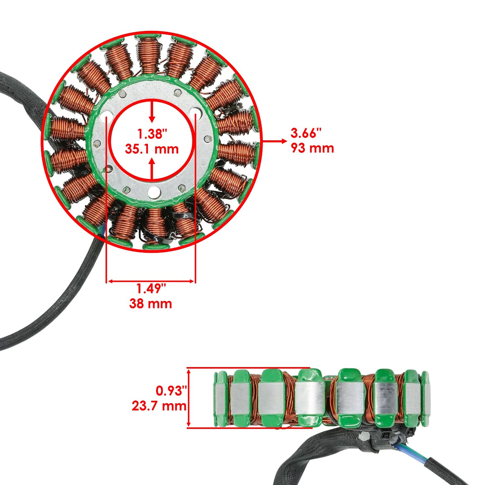 Caltric Stator For Suzuki DRZ400 DR-Z400S 2004-2024