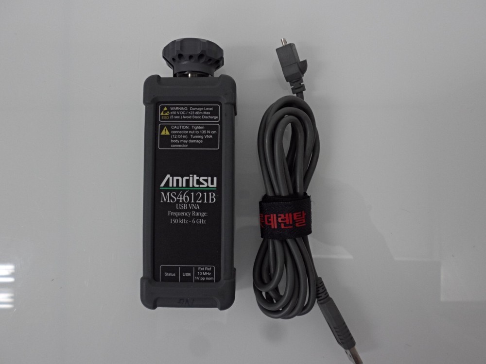 (AS-IS)Anritsu 1-PORT USB ShockLine Network Analyzer MS46121B,6GHz,Selftest Fail