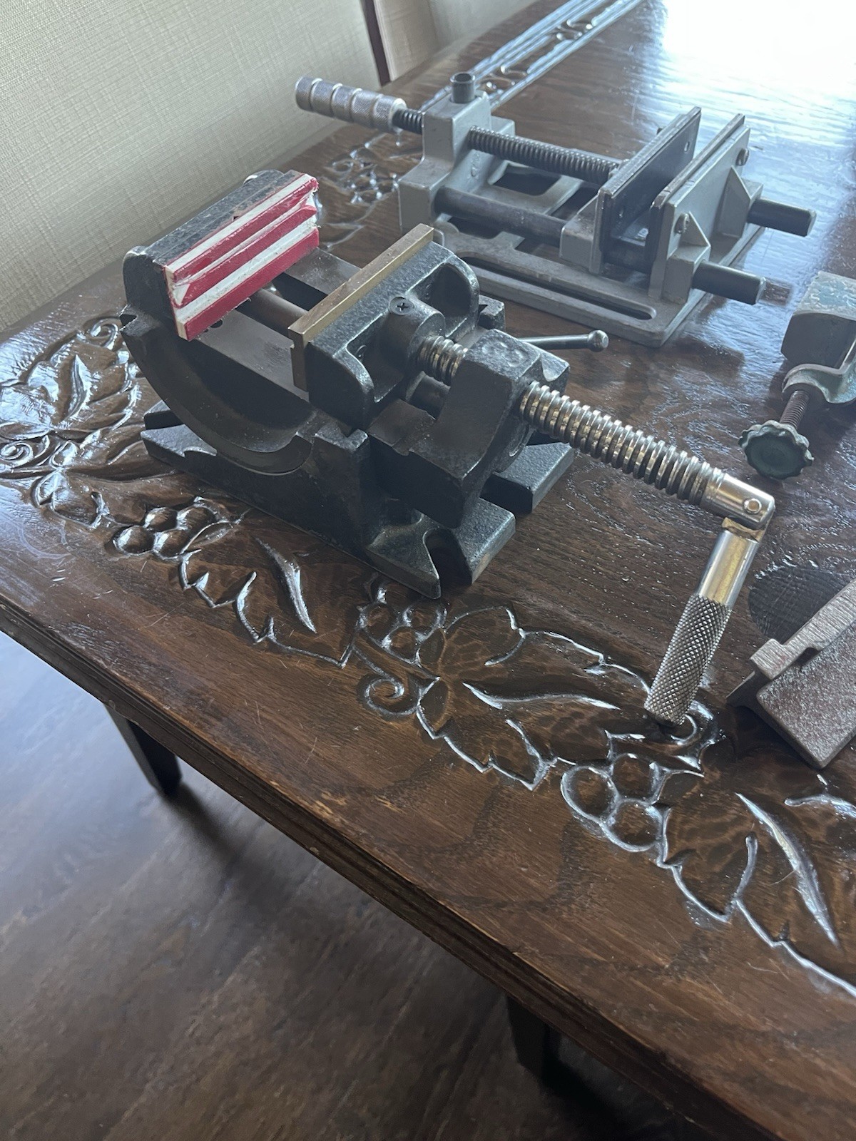 Machinist Vise Lot Tools Bits Yankee 992 USA Lathe