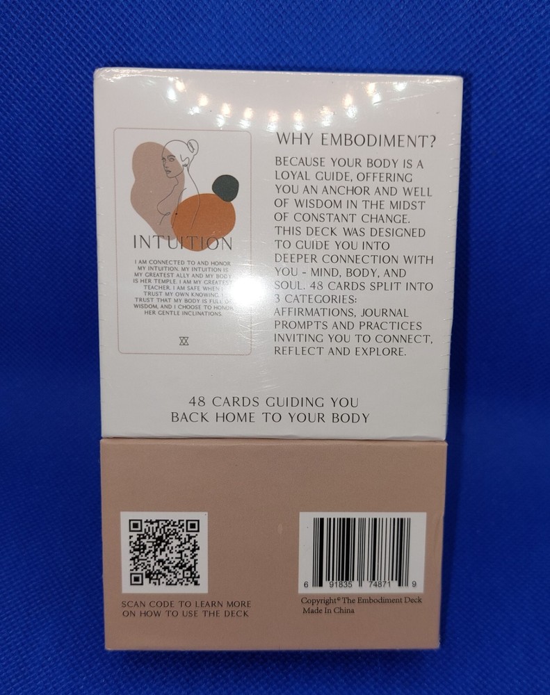 New The Embodiment Deck Connect reflect and Explore cards