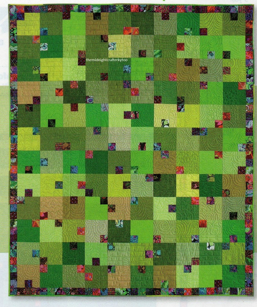 Mint Julep Quilt Pattern Pieced LB