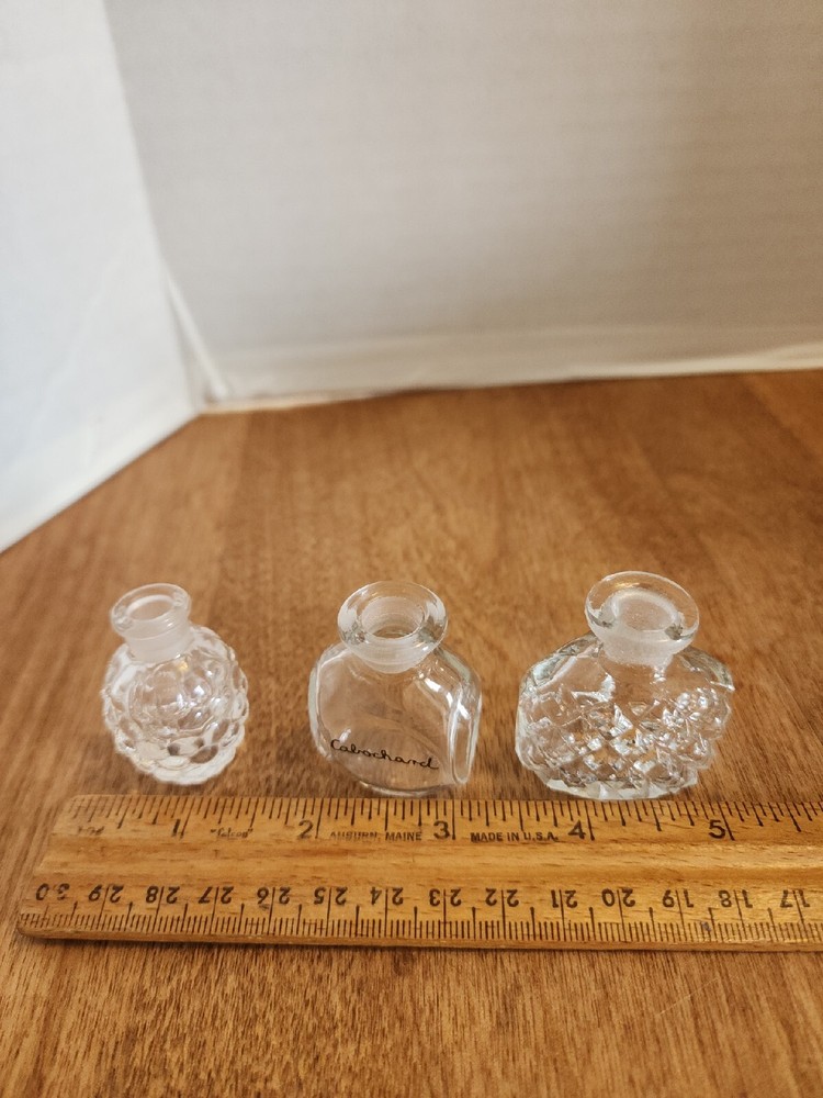 Miniature Vintage Perfume Bottles - No Stoppers - EUC
