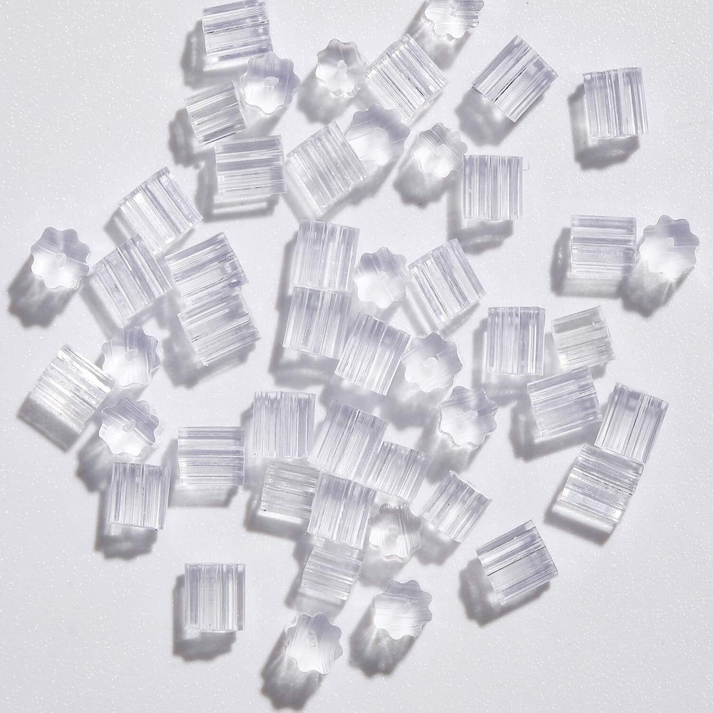 1000 Pcs Silicone Earring Backs Soft Earring Stoppers for Stud Post Fishhook