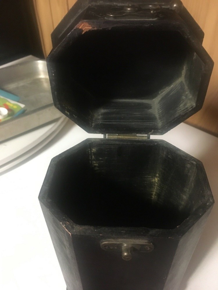 Antique Black Wine Box