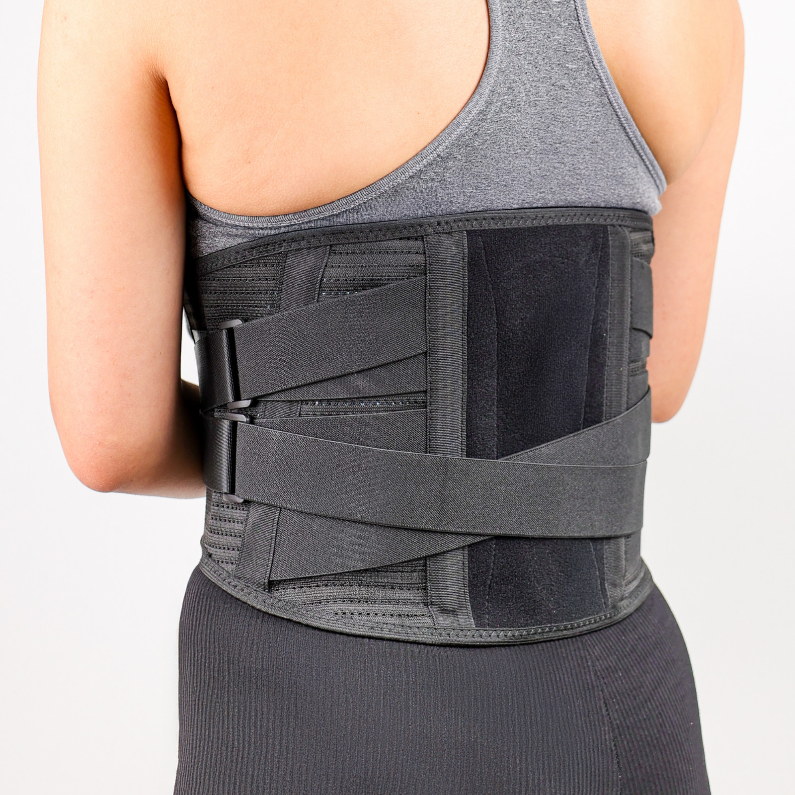 Adjustable Lower Back Brace Lumbar Support Waist Belt for Men Women Pain Relief