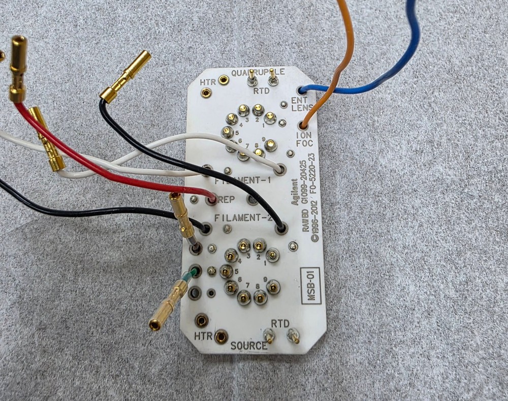 Agilent G3870-67625  Ceramic source board and cable assembly