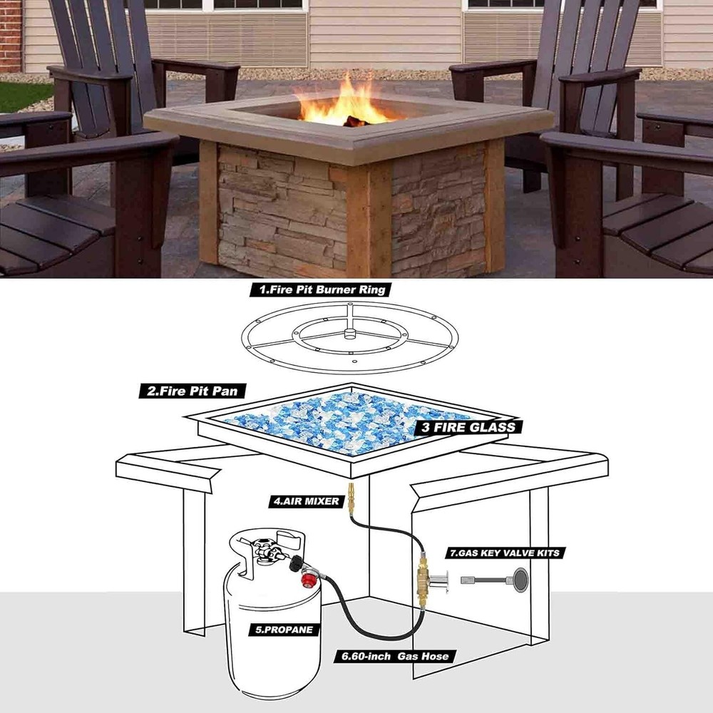 Skyflame LP Burner Connection Kit