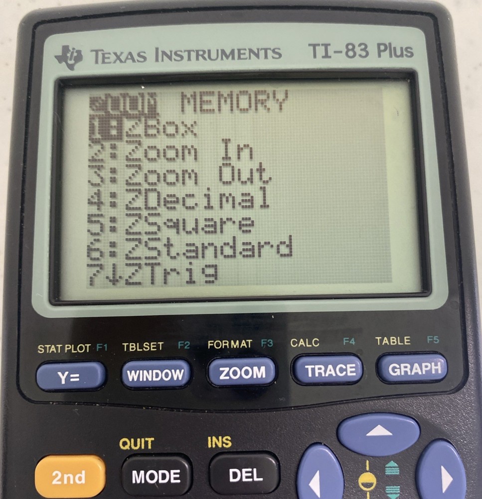 TEXAS INSTRUMENTS TI-83 Plus Graphing Calculator Black Tested Working
