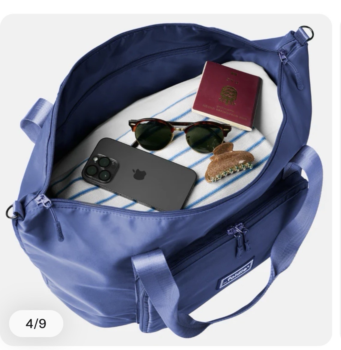 The Foldie® Travel Bag Navy Blue