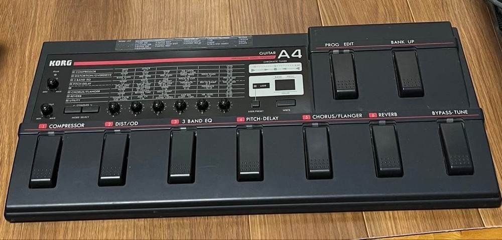 KORG A4 Multi Effect Processor Guitar Bass Rack Unit AS-IS Untested from Japan