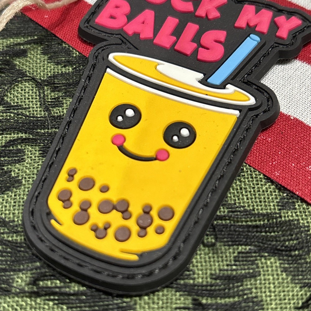 PvC 3D: Bubble Tea Tasty Treat Morale Tactical Hook & Loop Patch