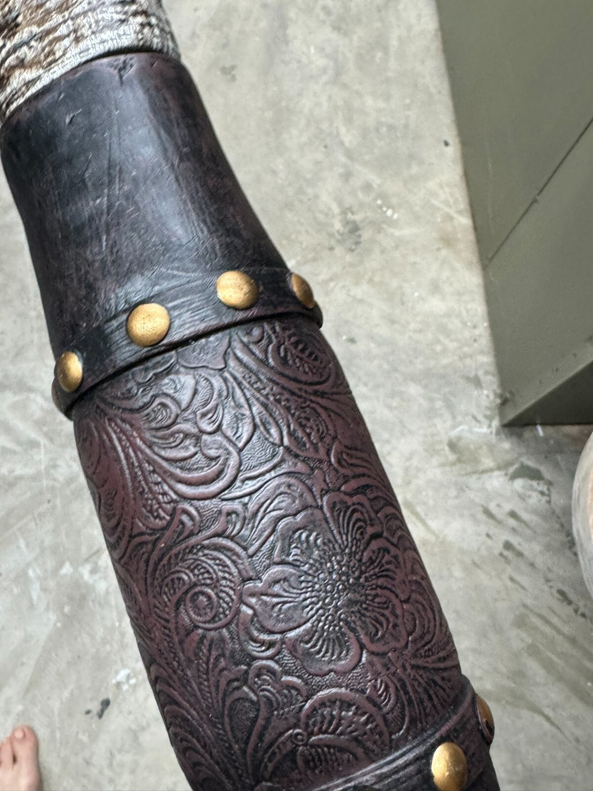 41" STEER BULL HORNS WESTERN LONGHORN WALL HANGING COW 3 1/2 Foot FAUX longhorns