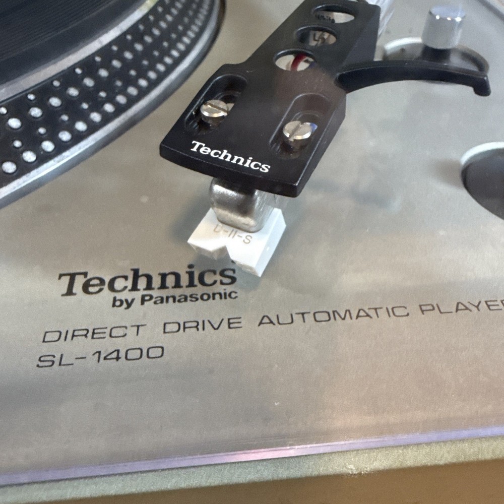 technics sl 1400 turntable Direct Drive Automatic Silver Vinyl Record Player