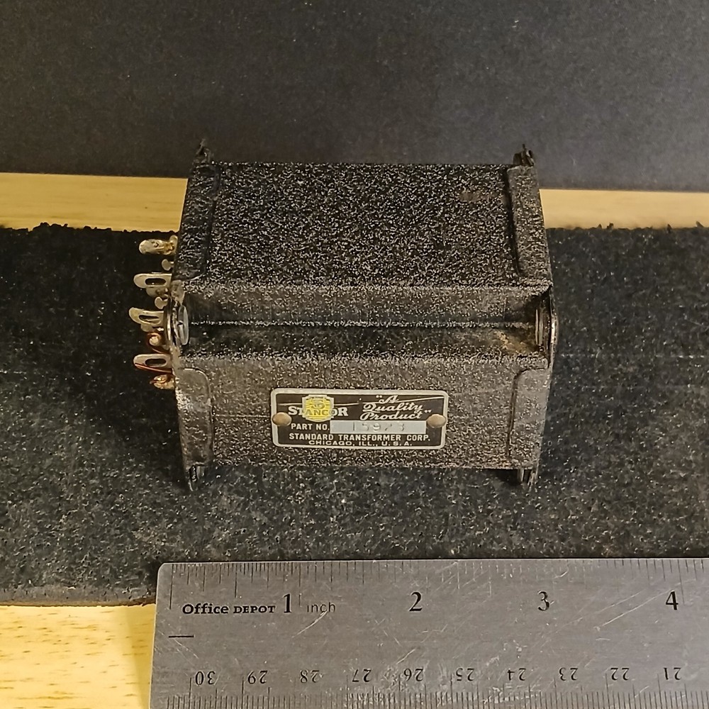 1944 Stancor # 15923 Deco Square Transformer