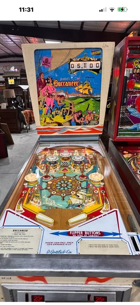 Buccaneer Pinball Machine