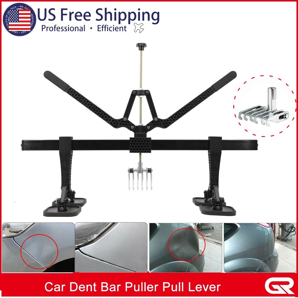 Car Dent Bar Puller Pull Lever Pulling Kit Removal Hammer Repair Auto Body Tool